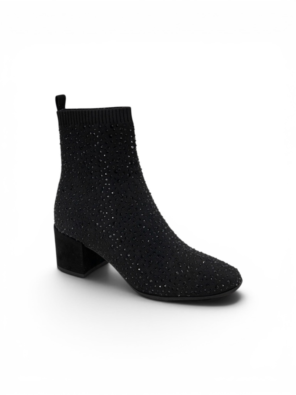 Kenneth Cole Reaction Black Women's Rida Stretch Jewel Wide Calf Booties 10W